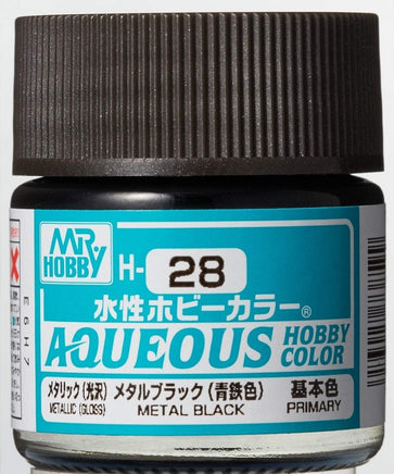 Mr. Hobby Metallic Black 10ml - H28