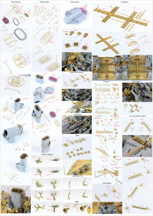 1/350 Pontos Model HMS Prince of Wales 1941 Detail Up Set 35015F1