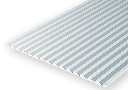 Evergreen .109" OPAQUE WHITE POLYSTYRENE NOVELTY SIDING - MPM Hobbies
