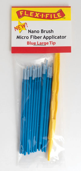 Alpha Abrasives Blue Large Tip Nano Brush Microfiber Applicator - N930005 - MPM Hobbies