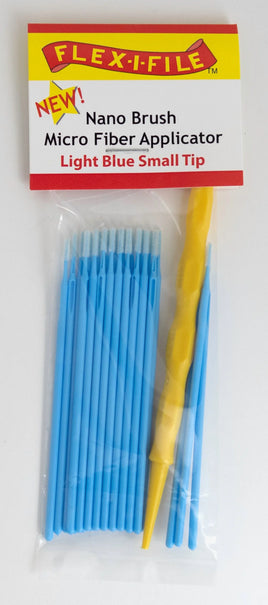 Alpha Abrasives Light Blue Small Tip Nano Brush Microfiber Applicator - N935003 - MPM Hobbies