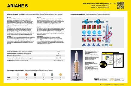 1/125 Heller Ariane 5 STARTER KIT - MPM Hobbies