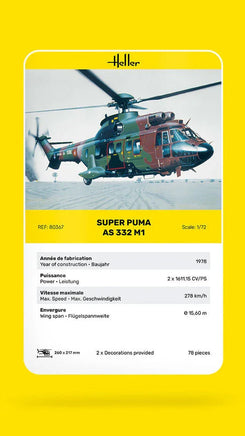 1/72 Heller Super Puma AS 332 M1 - MPM Hobbies
