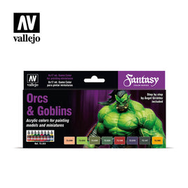 Vallejo 17ml Set of 8 Orcs & Goblins - 72304