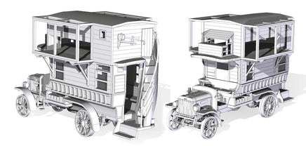1/72 Roden Type B Bus "Pigeon Loft" - 737 - MPM Hobbies