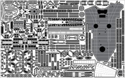 1/350 Pontos Model IJN Kongo 1944 Detail Up Set for Fujimi 35020F1