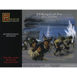 1/72 Pegasus US Rangers D-Day Figures 7351