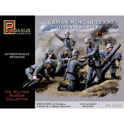 1/72 Pegasus German Mortar Figures Set 7204