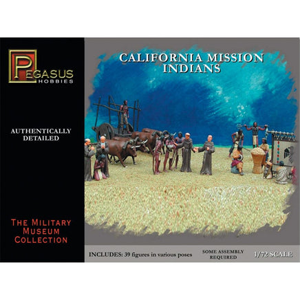 1/72 Pegasus California Mission Indian Figures 7051