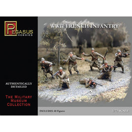 1/72 Pegasus WWII French Infantry Figures 7306