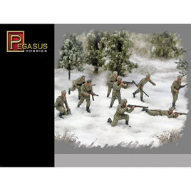 1/72 Pegasus Russian Infantry Winter Figures 7269