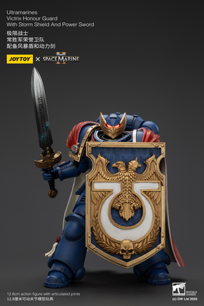 Joytoy Ultramarines Victrix Honour Guard with Storm Shield and Power Sword 01345