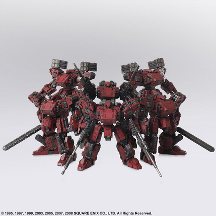 1/72 Square Enix Front Mission Structure Arts Vol. 2 Frost Hell's Wall Variant 6 Unit Set 35854