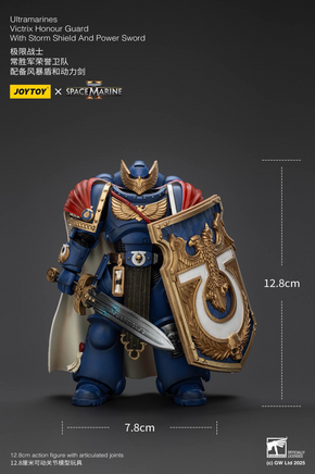 Joytoy Ultramarines Victrix Honour Guard with Storm Shield and Power Sword 01345