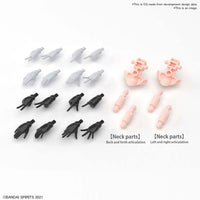 Bandai 30MS Option Hand Parts [White/Black] 2601791