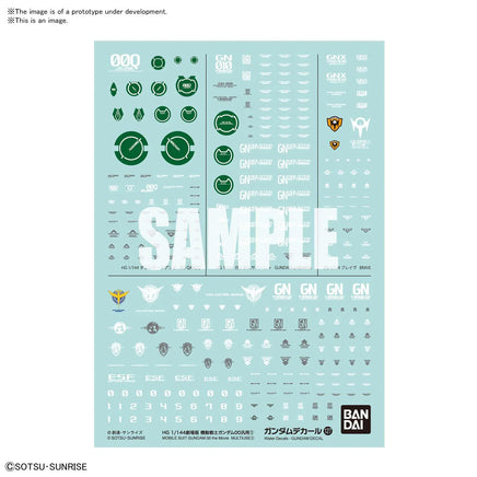 Bandai Gundam Decal 127 Mobile Suit Gundam 00 The Movie Multiuse 1 2578996