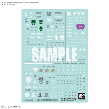 1/144 Bandai Gundam Decal 128 Mobile Suit Gundam 00 The Movie Multiuse 2 2578997