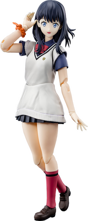 Figure of a character in a school uniform with a white background