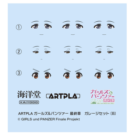 Kaiyodo ARTPLA Girls & Panzer Final Chapter Garage Set [B] AP036