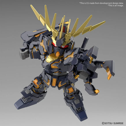 Bandai SD Gundam Cross Silhouette Unicorn Gundam 02 Banshee (Destroy Mode) & Banshee Norn Parts Set 2588122