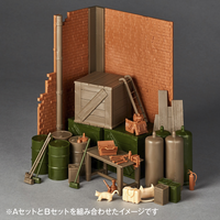 Kaiyodo ARTPLA Girls & Panzer Final Chapter Garage Set [B] AP036