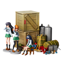 Kaiyodo ARTPLA Girls & Panzer Final Chapter Garage Set [B] AP036