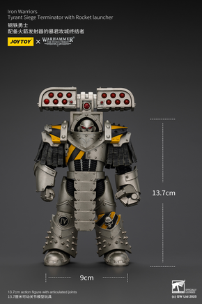 1/8 Joytoy Lron Warriors Tyrant Siege Terminator with Rocket Launcher 01475