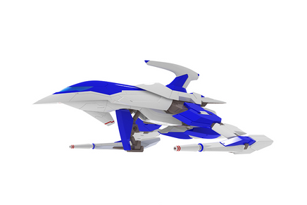 1/60 PLUM PMOA [PP159] Legend Silver Hawk Burst 2P Color Ver. (Re-Run) 38564