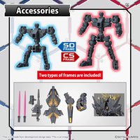 Bandai SD Gundam Cross Silhouette Unicorn Gundam 02 Banshee (Destroy Mode) & Banshee Norn Parts Set 2588122
