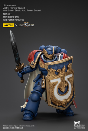Joytoy Ultramarines Victrix Honour Guard with Storm Shield and Power Sword 01345