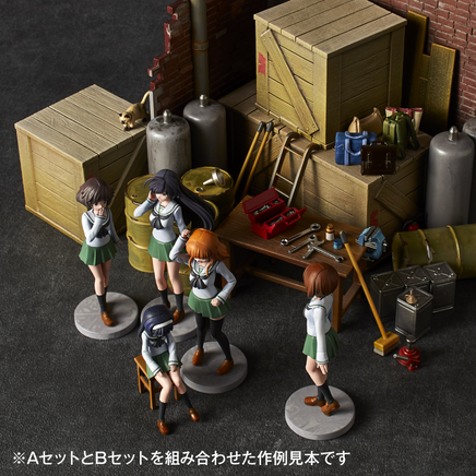 Kaiyodo ARTPLA Girls & Panzer Final Chapter Garage Set [B] AP036
