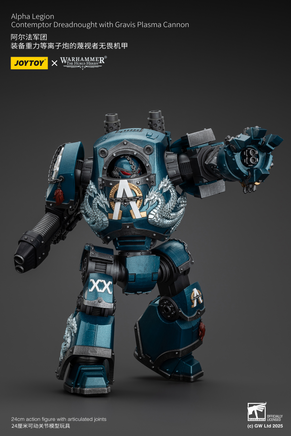 Joytoy Alpha Legion Contemptor Dreadnought with Gravis Plasma Cannon 01109