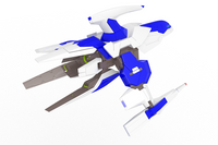 1/60 PLUM PMOA [PP159] Legend Silver Hawk Burst 2P Color Ver. (Re-Run) 38564