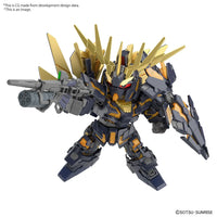 Bandai SD Gundam Cross Silhouette Unicorn Gundam 02 Banshee (Destroy Mode) & Banshee Norn Parts Set 2588122
