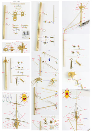 1/350 Pontos Model IJN Mikasa 1905 Detail Up Set 35021F1