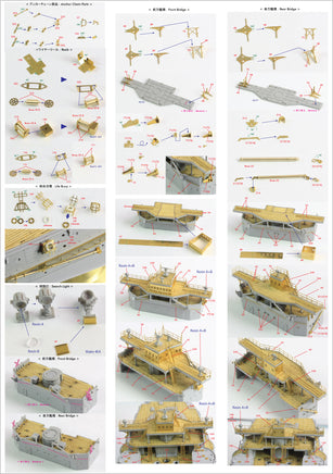 1/350 Pontos Model IJN Mikasa 1905 Detail Up Set 35021F1