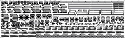 1/350 Pontos Model IJN Mikasa 1905 Detail Up Set 35021F1