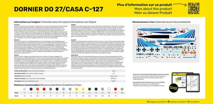 1/72 Heller DO27/CASA C-127 STARTER KIT - MPM Hobbies