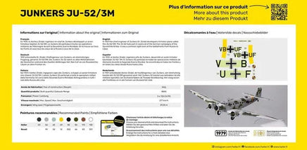 1/72 Heller Junkers JU-52/3M - MPM Hobbies
