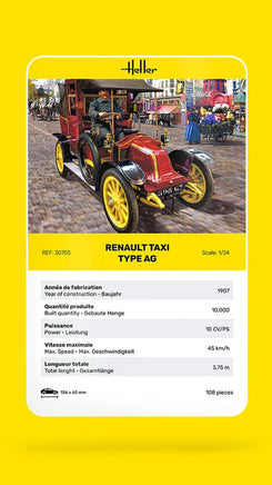1/24 Heller Renault Taxi Type AG - MPM Hobbies