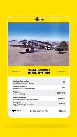 1/72 Heller Messerschmitt BF-108B Taifun - MPM Hobbies