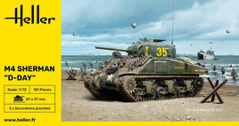 1/72 Heller M4 Sherman D-Day