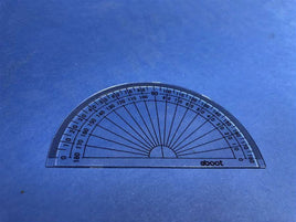 Squadron Tools Clear 180 Degree Protractor - 10136 - MPM Hobbies