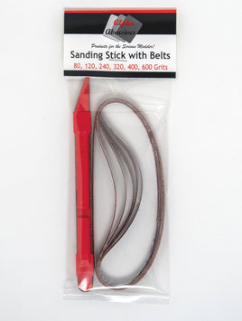 Alpha Abrasives Assorted Sanding Sticks with Belts 6/pack - #55679G