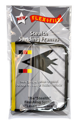 Alpha Abrasives Stealth Sanding Frames - Single Frame & Abrasive Tapes - #007A