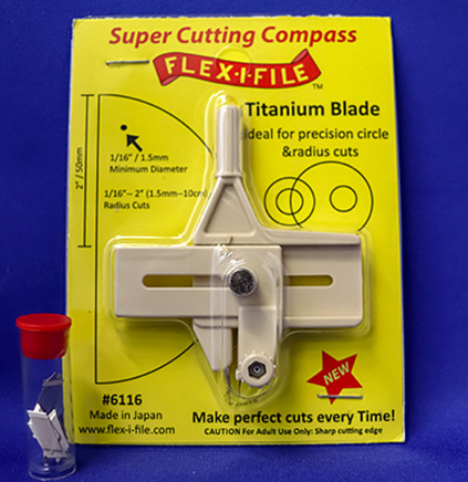 Alpha Abrasives Super Cutting Compass w/ Titanium Blade - #6116