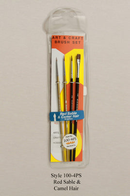 Atlas Brush Style 100 4PS Red Sable & Camel Hair