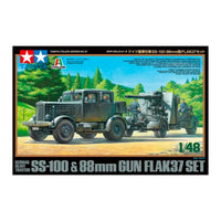 1/48 Tamiya SS100 German Heavy Tractor & Flak37 Gun