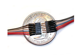 Train Control Systems 6-pin Mini Connector (Multi-Color) 1336