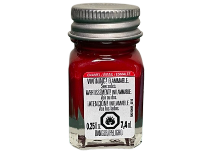 Testors Gloss Dark Red Enamel Paint 1104